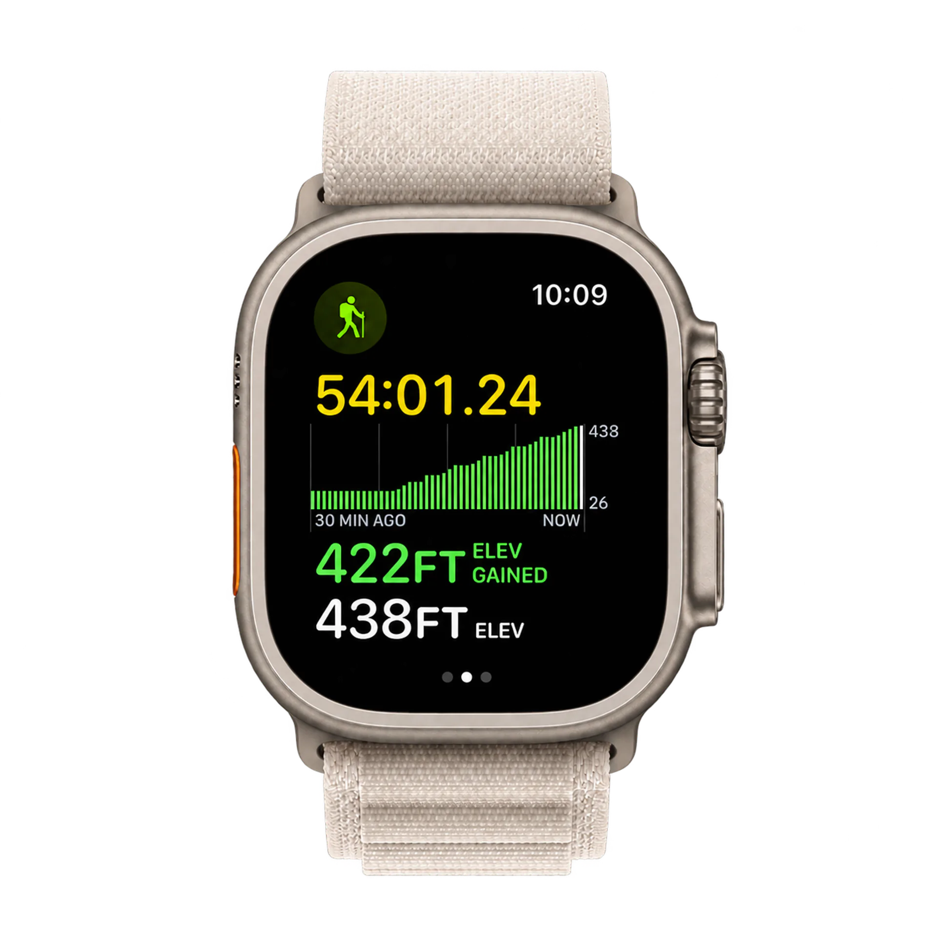 初代 Apple Watch Ultra 星光色高山回环表带